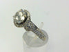 18 Karat white gold ladies diamond ring