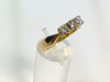 14 Karat Yellow and White Gold ladies diamond ring